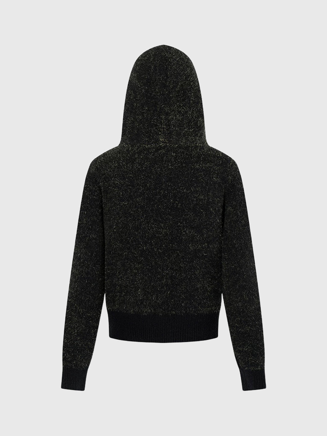 Co-ed Dorm Skimming Star Graphic Zip-up Hoodie - Black