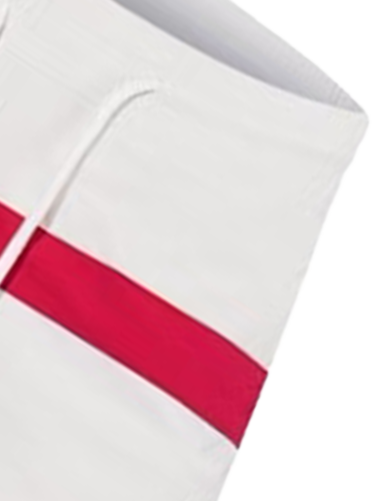 Spin Court Barrel Pants - Cream Red