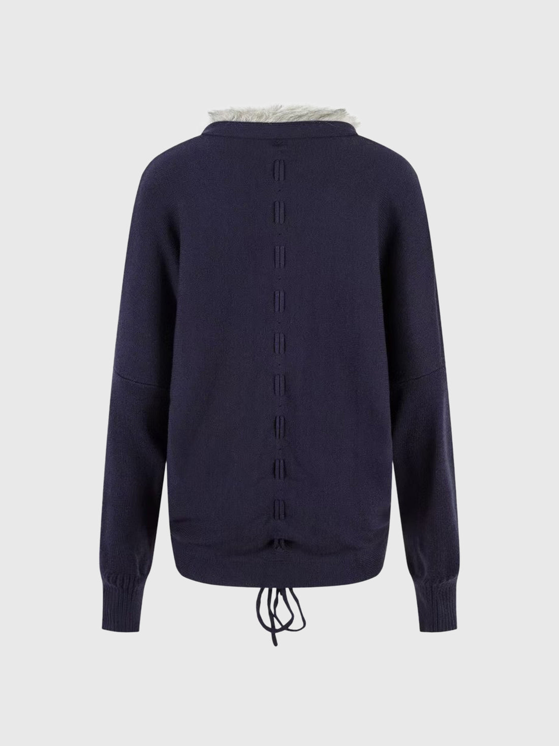 Soft Verge Sweater Jacket – Ink Blue