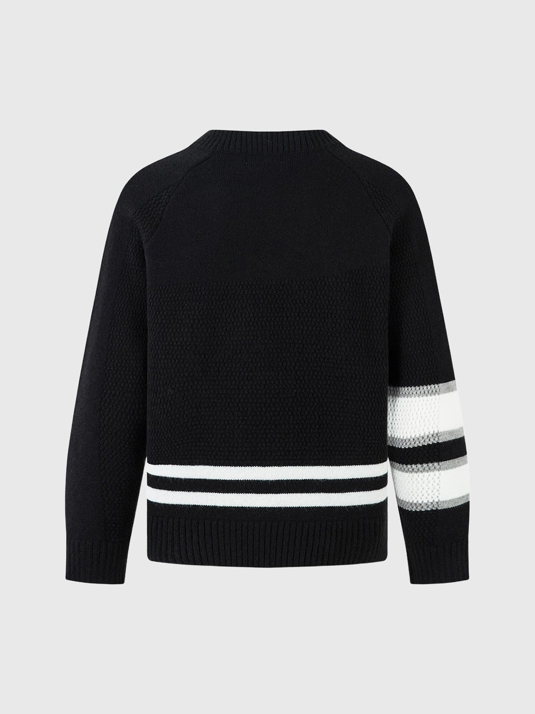 Co-ed Dorm V-Neck Jersey Number 27 Graphic Sweatshirt - Black