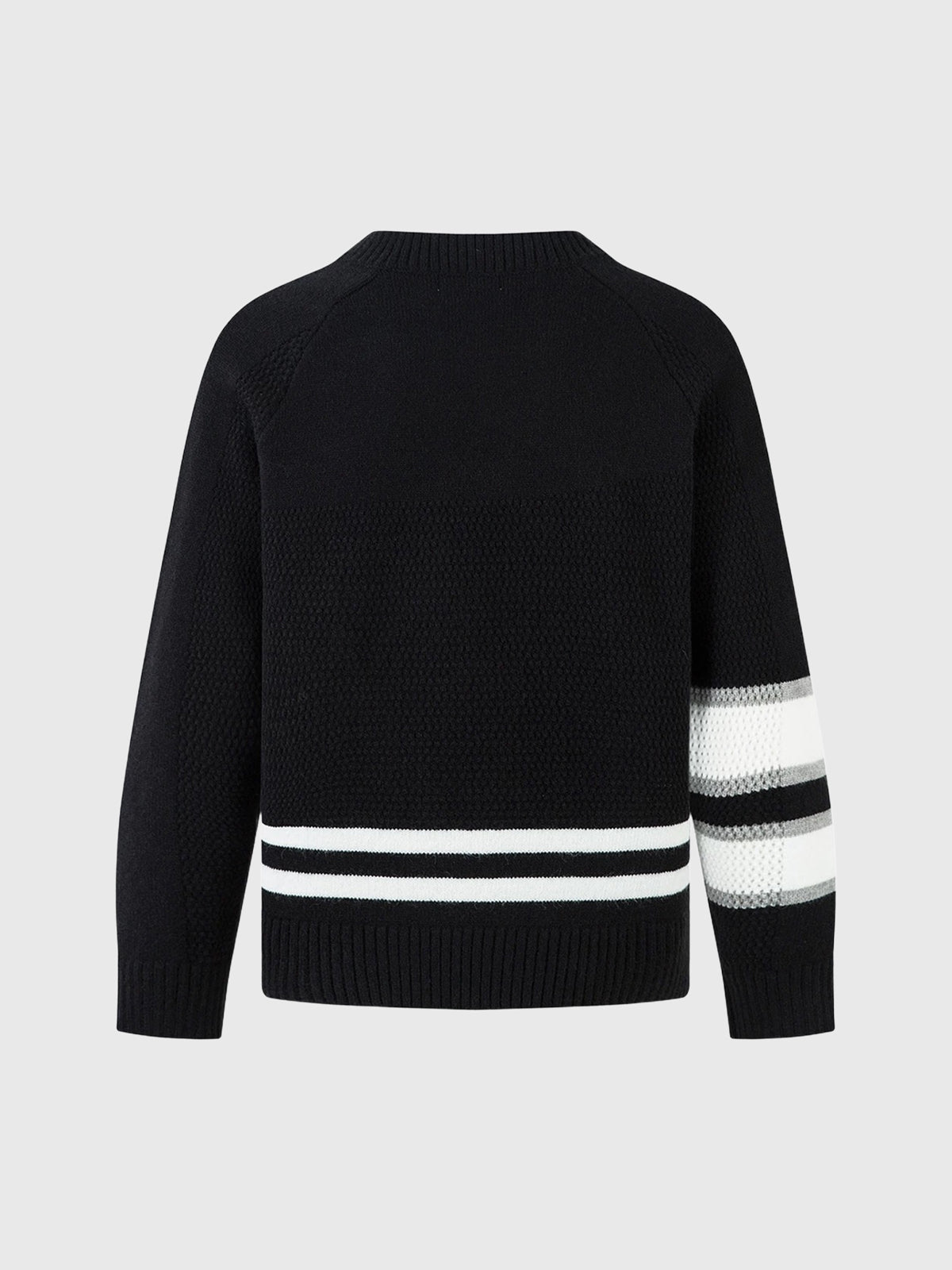 Co-ed Dorm V-Neck Jersey Number 27 Graphic Sweatshirt - Black