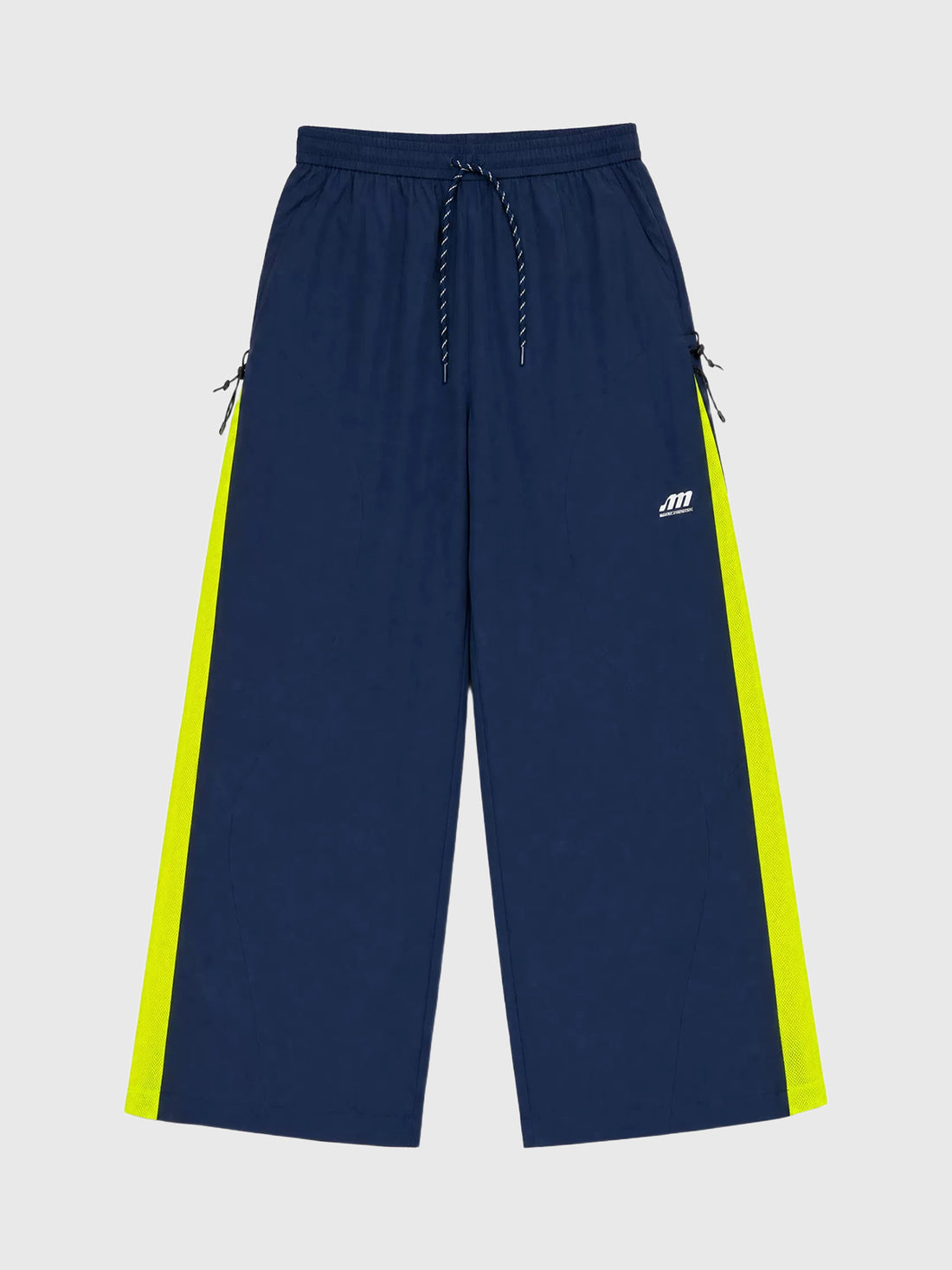 Weekday Outdoor Wide-leg Contrast Color Cargo Pants - Blue