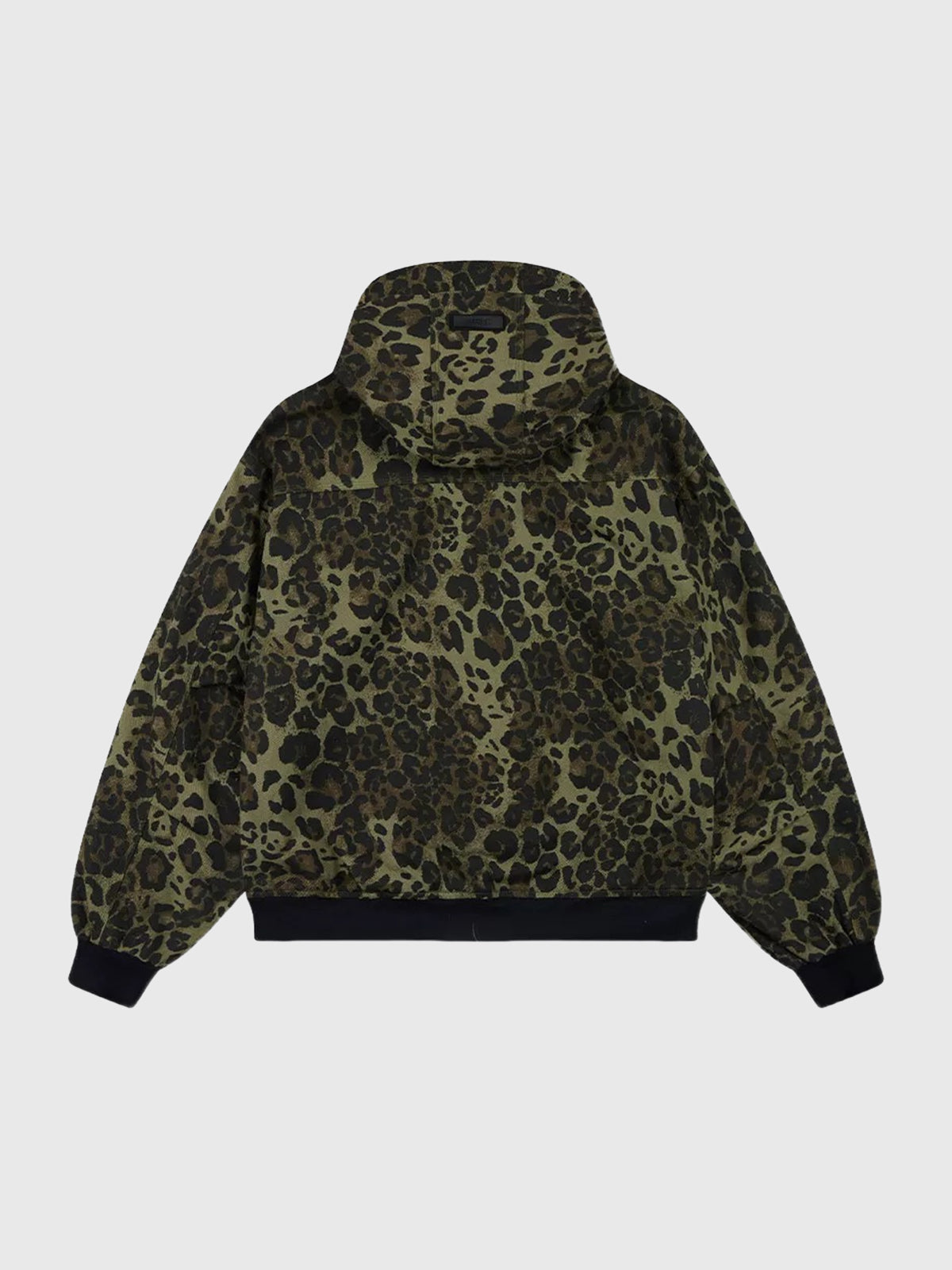 Co-ed Dorm Baggy Camouflage Zip-up Hoodie - Brown