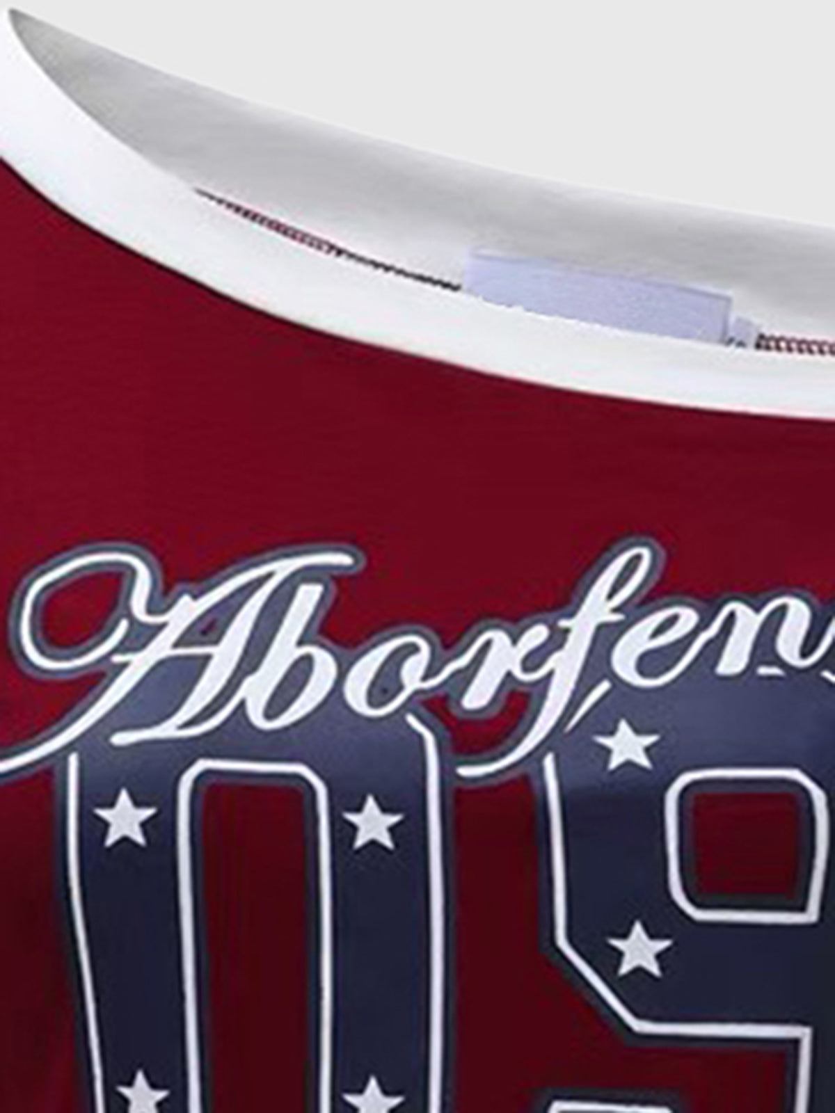 Sideline Wink Sleeve Top - Burgundy Red