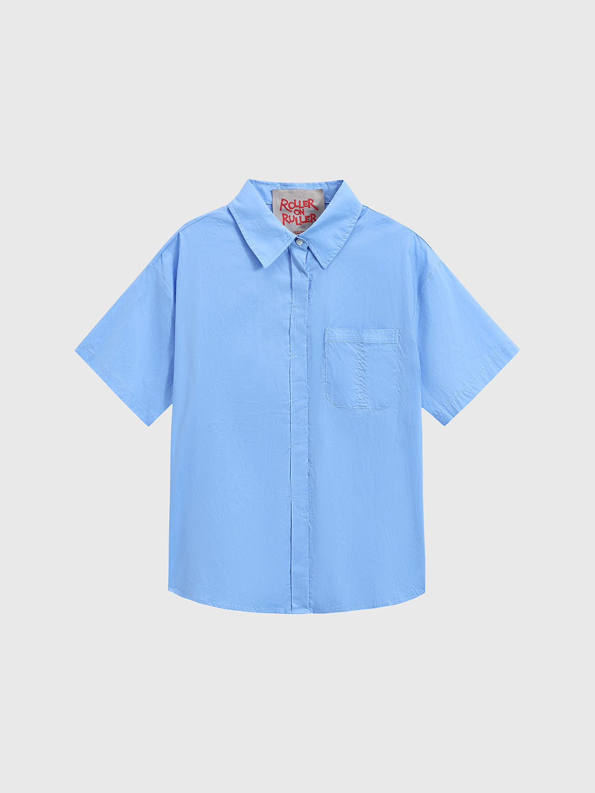 Locker Code Buttondown Shirt - Fresh Blue