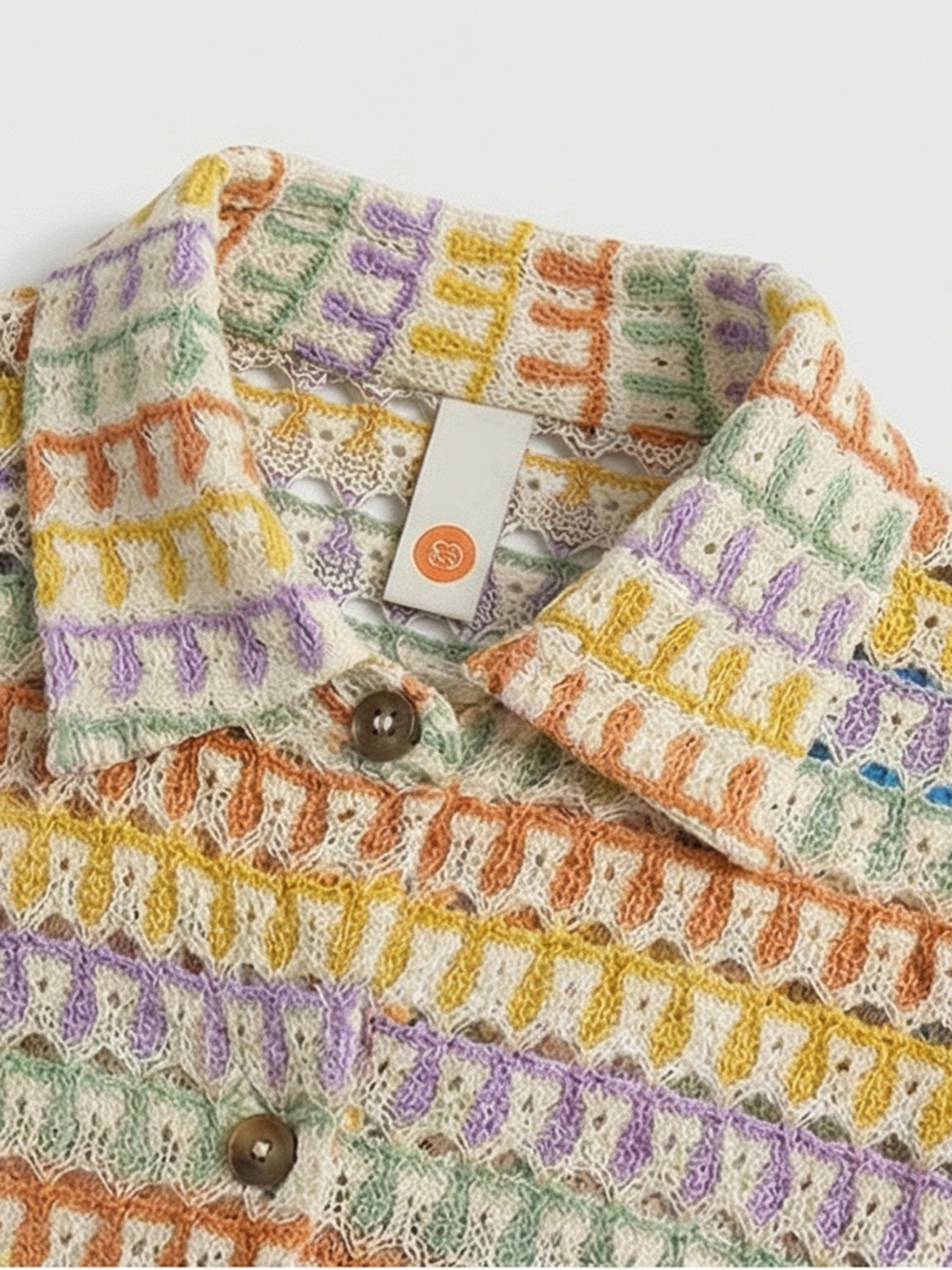 Co-ed Dorm Cutout Relaxed Shirt - Amber Stripe