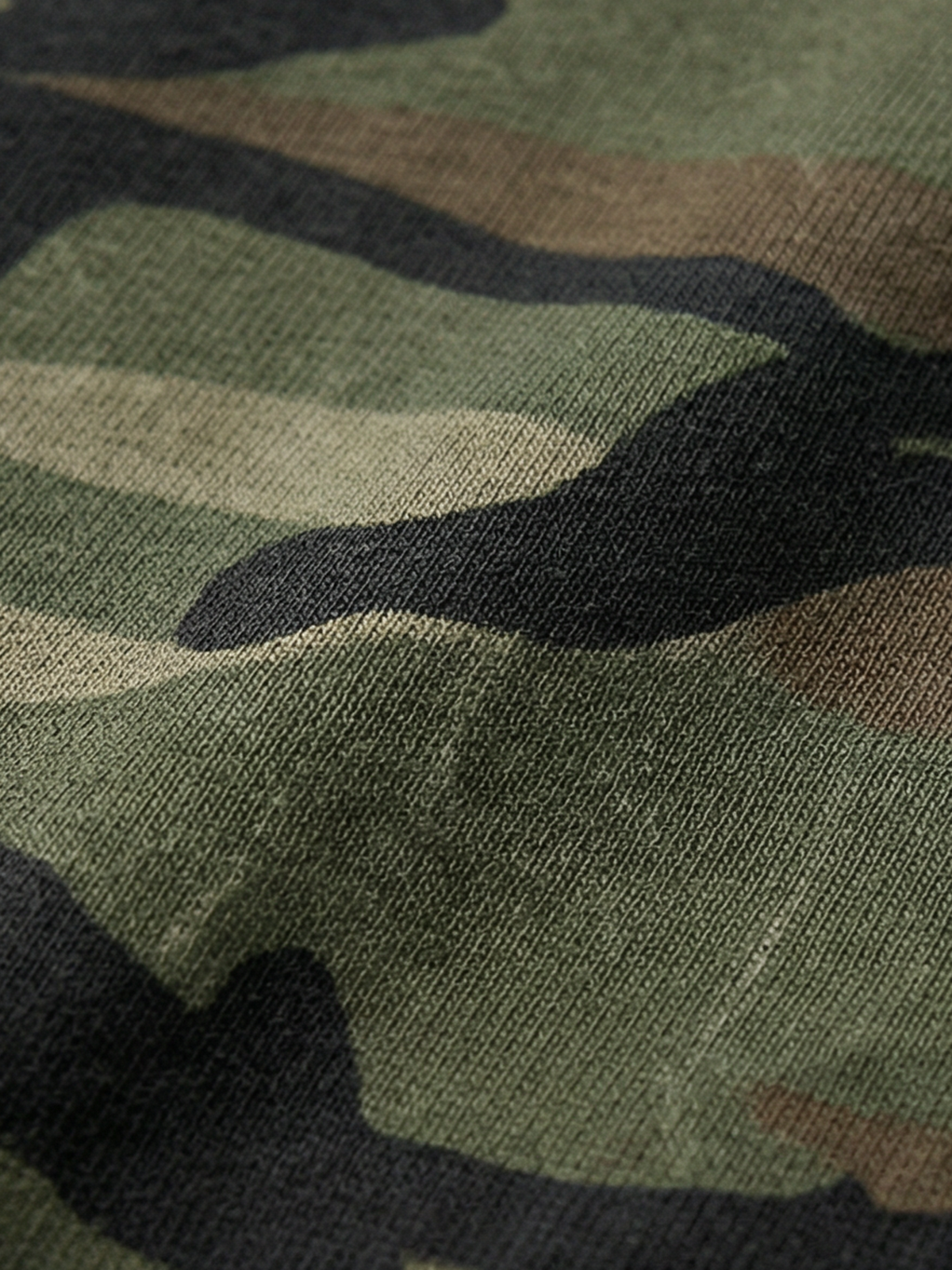 Co-ed Dorm Baggy Camouflage Print Tee - Camo