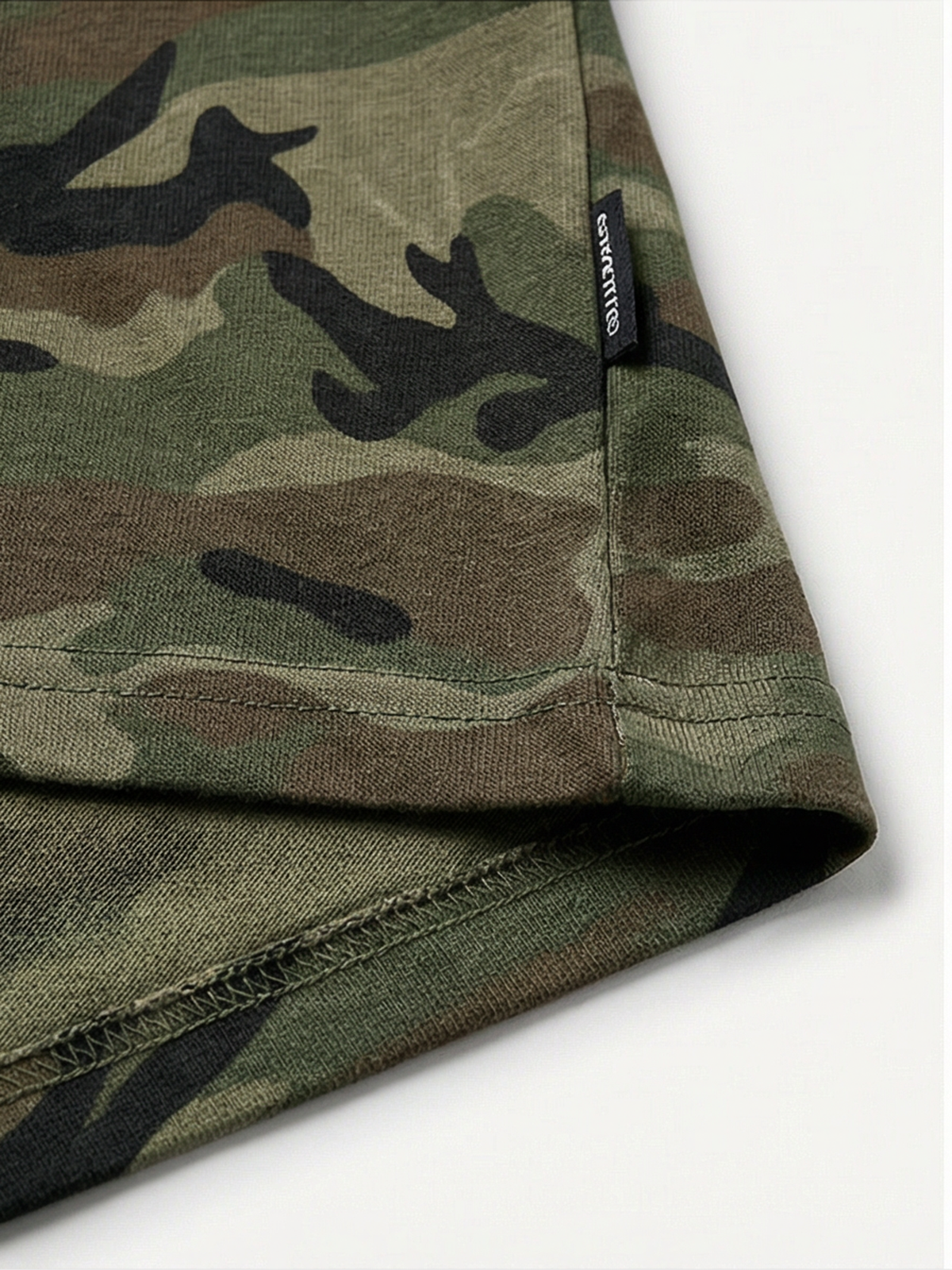 Co-ed Dorm Baggy Camouflage Print Tee - Camo