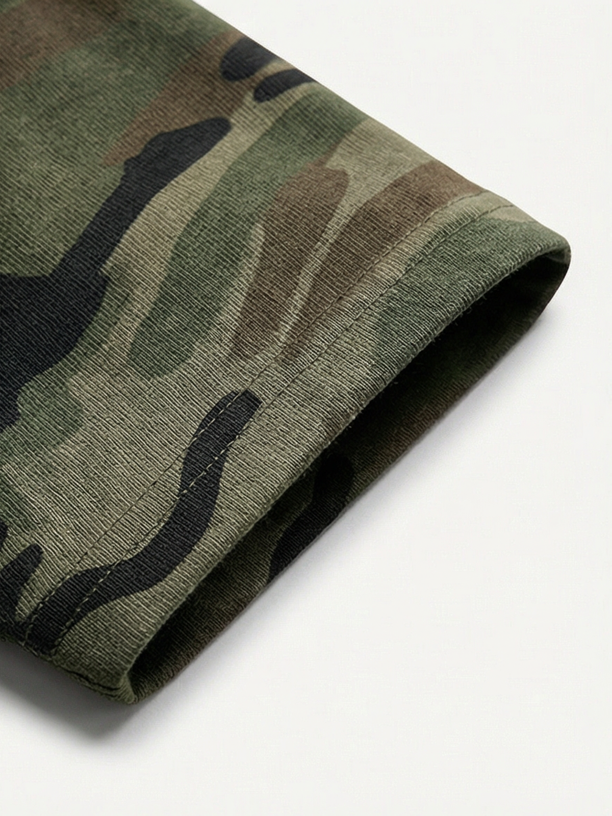 Co-ed Dorm Baggy Camouflage Print Tee - Camo