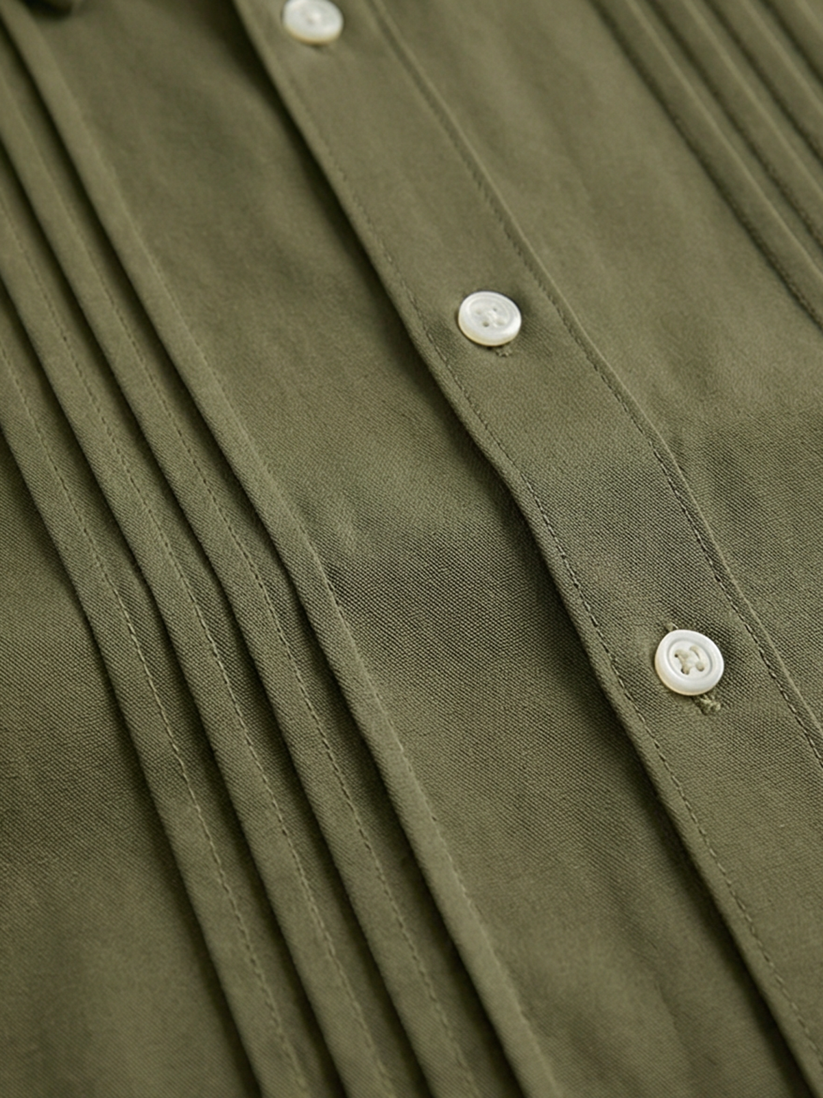 Co-ed Dorm Cargo Boxy Shirt - Olive Moss