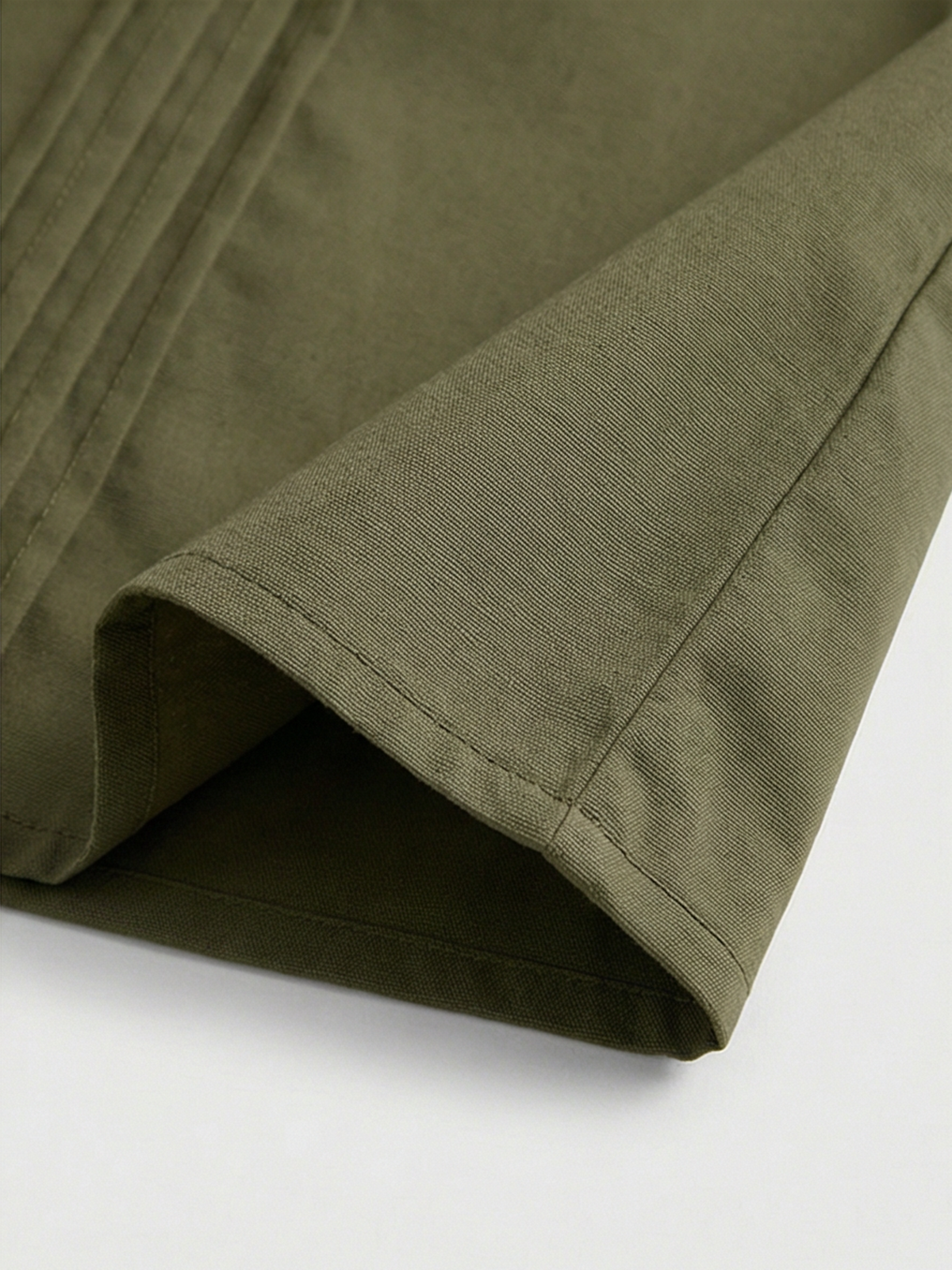 Co-ed Dorm Cargo Boxy Shirt - Olive Moss