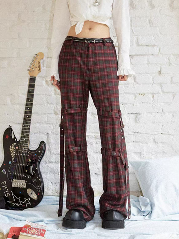 Brick Lane Wide-leg Printed Sweatpants Maxi Pants - Brown
