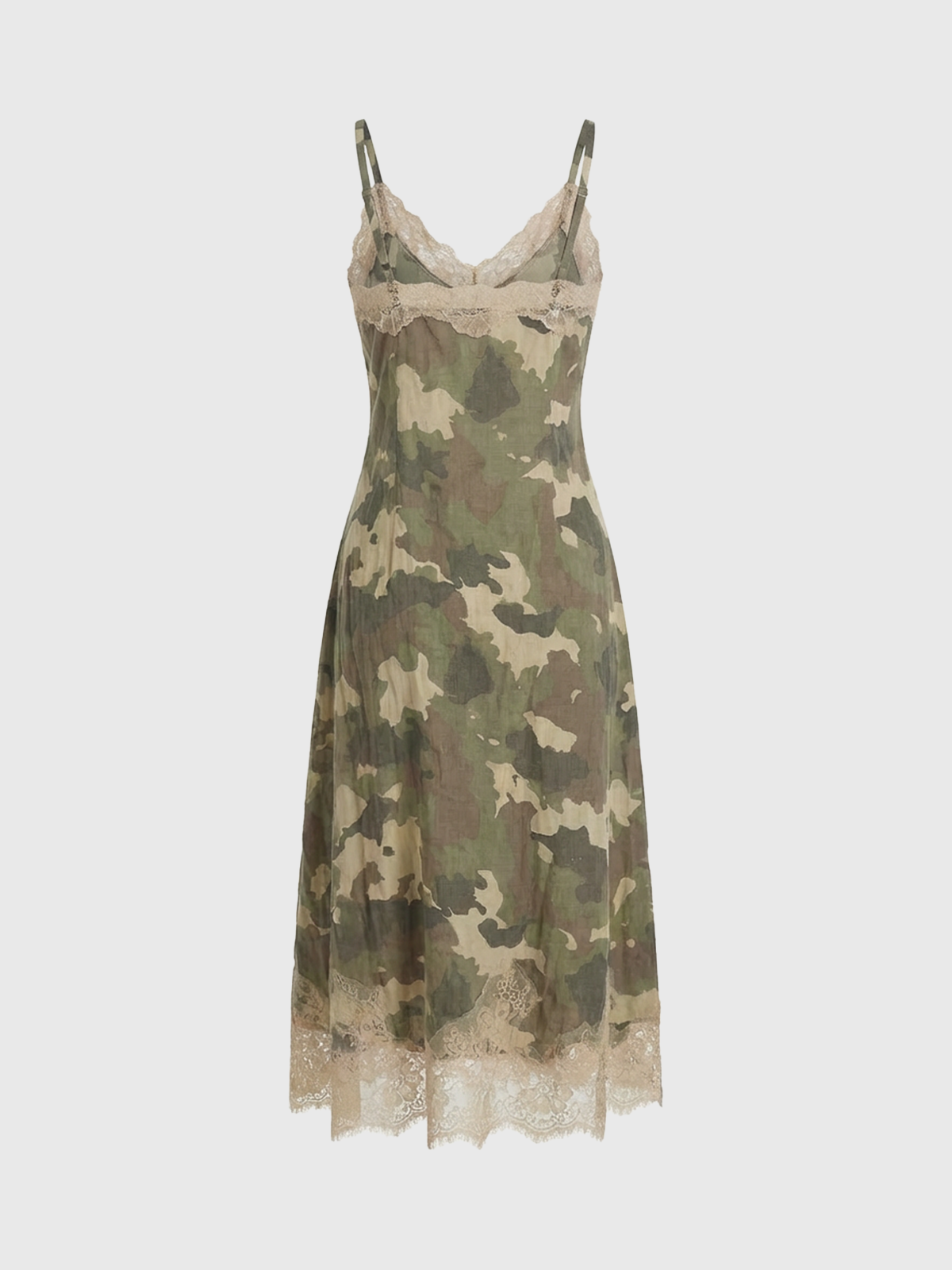 Emotionally Expensive Dress - Army Khaki