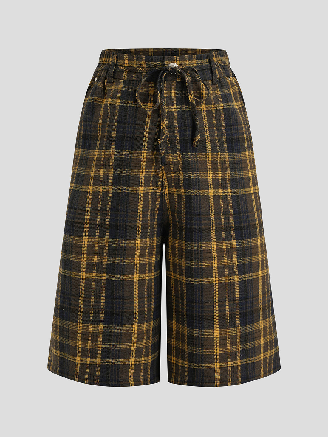 Library Loudmouth Shorts – Yellow Plaid