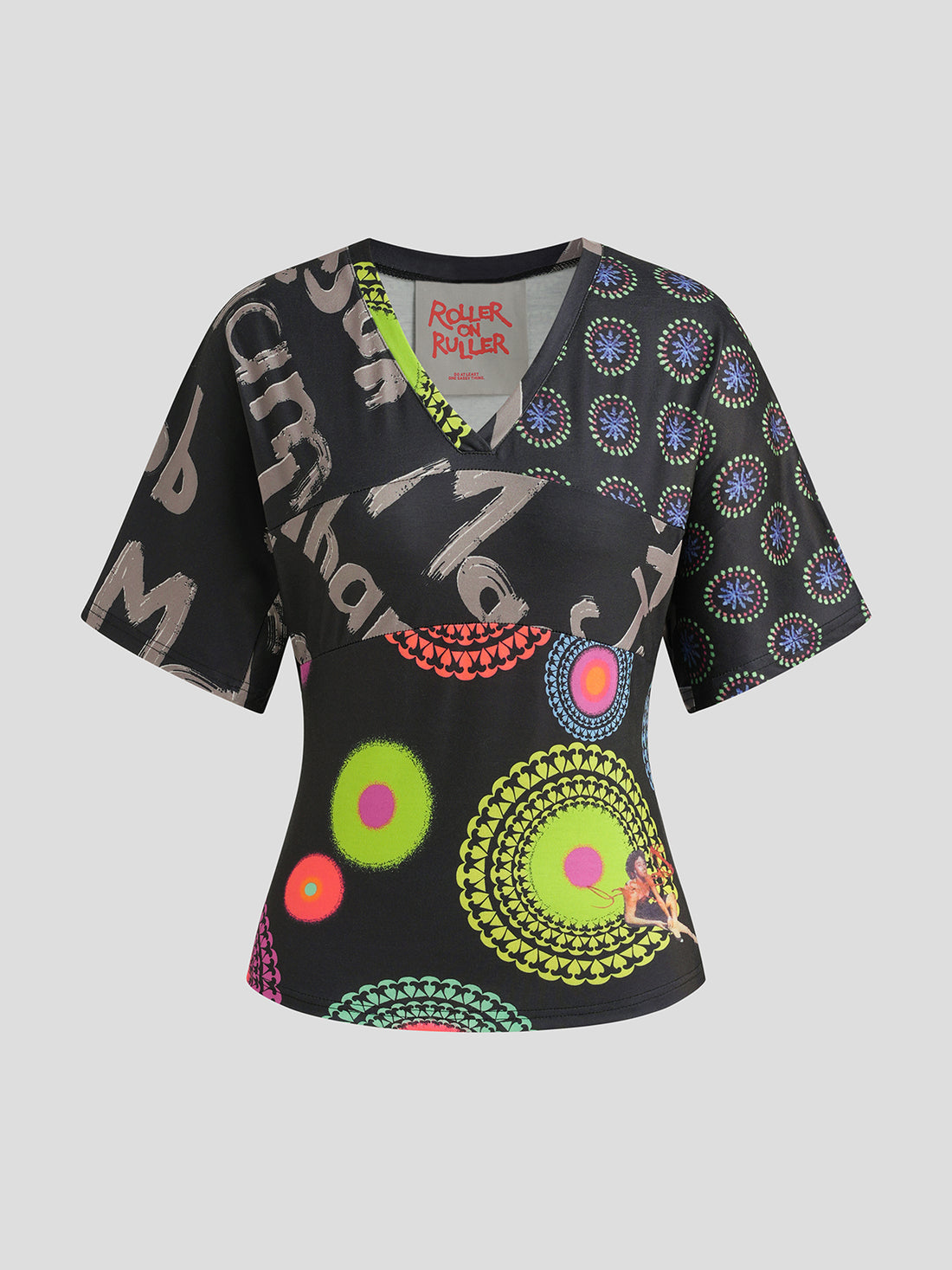 Night Pulse Tee - Black Neon