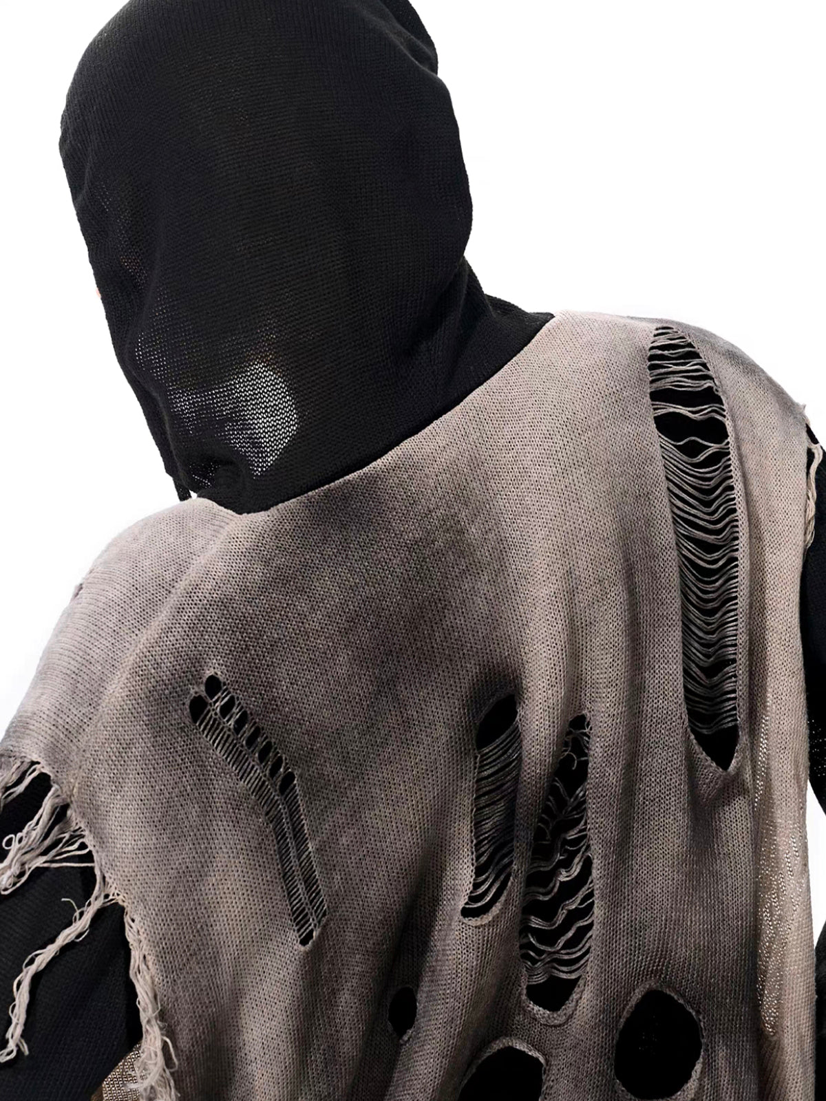 Weekday Outdoor Baggy Multi-Pocket Utility Hooded Top - Grey