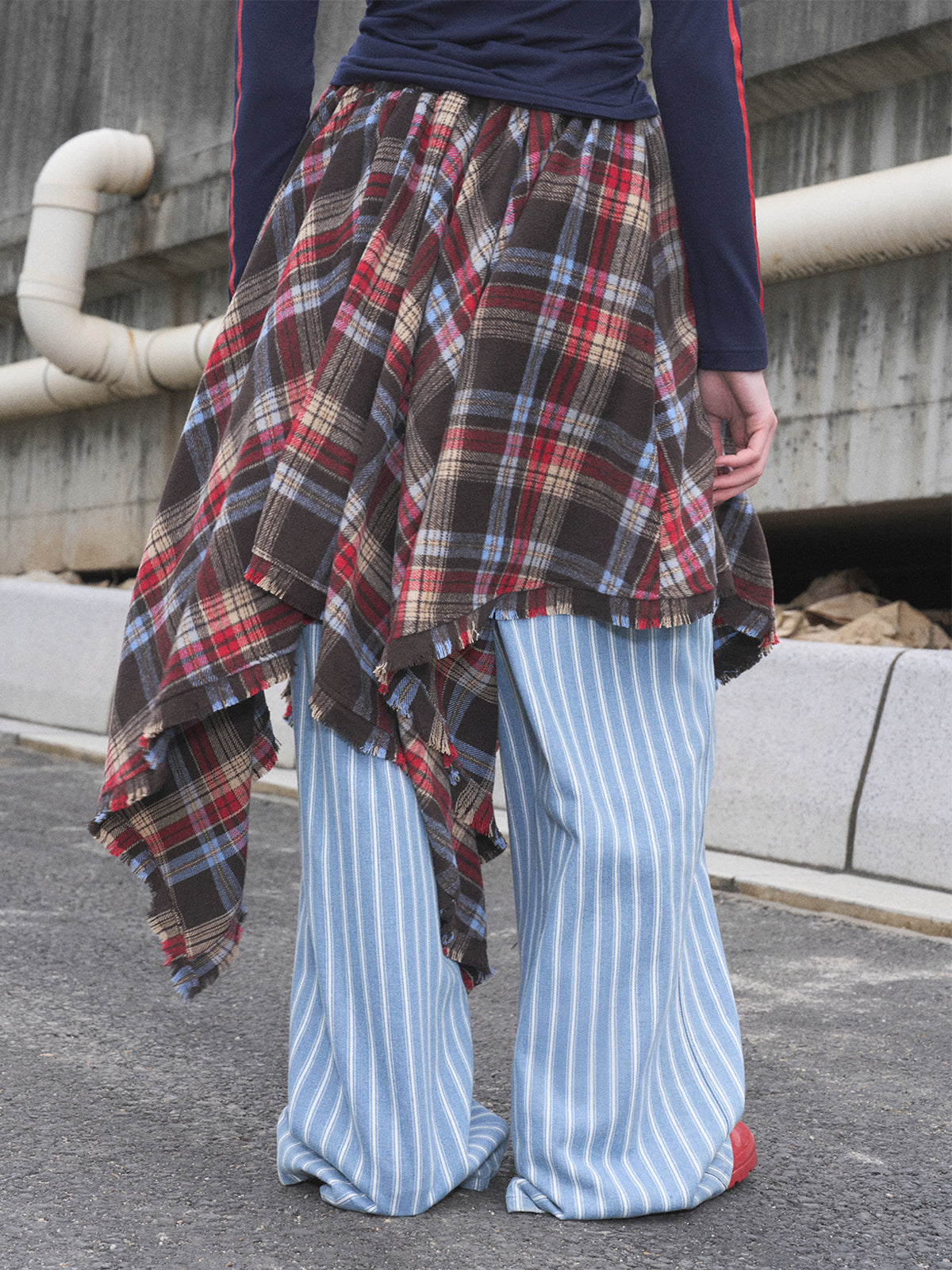 Convertible Grid Wrap - True Plaid