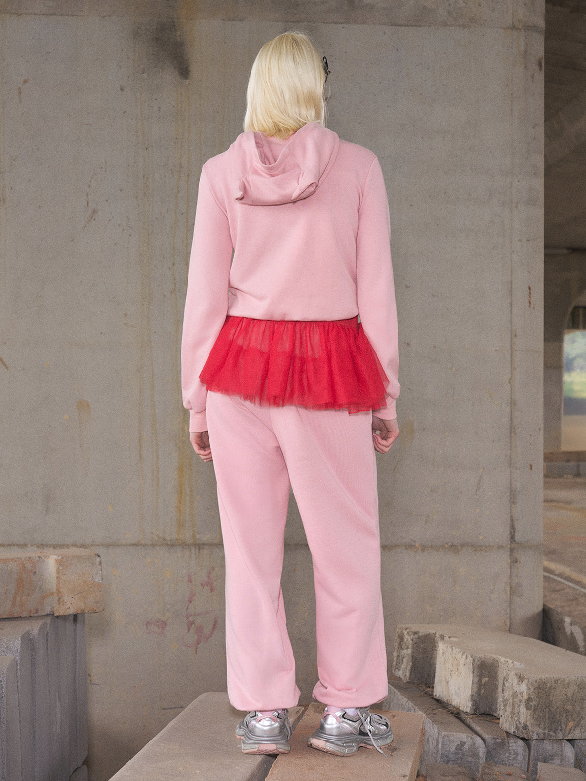 Devil May Care Set Sweatpant - Pink Alert