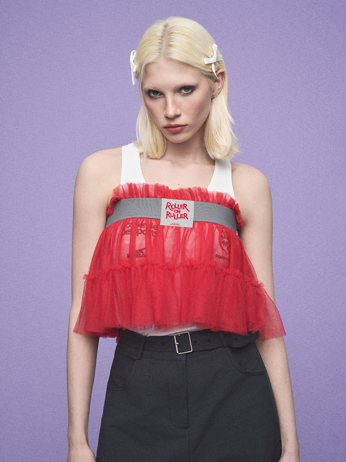 Dancer's Secret Tulle - Scarlet Sash