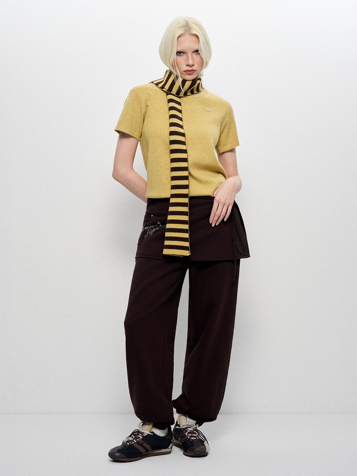Caution Stripe Sweater - Ginger & Amber Alert