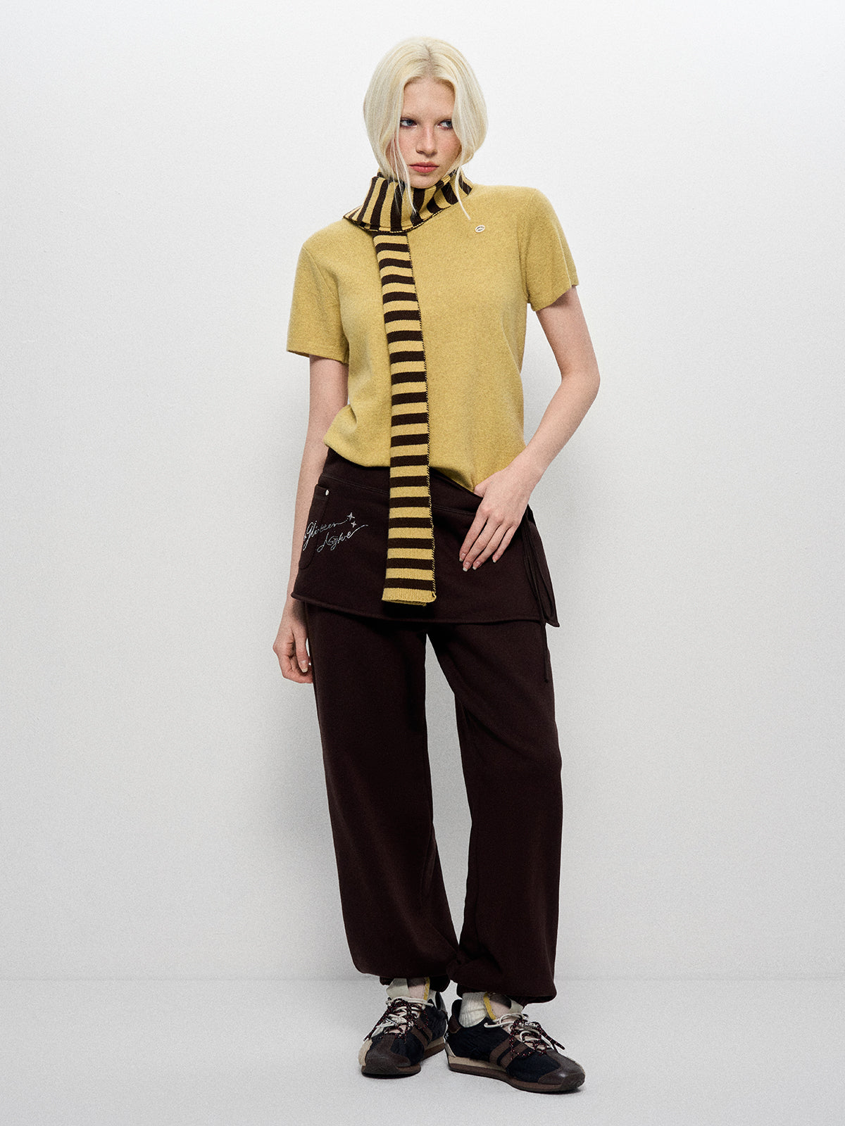 Bedazzled & Nap Sweatpants - Espresso Drip