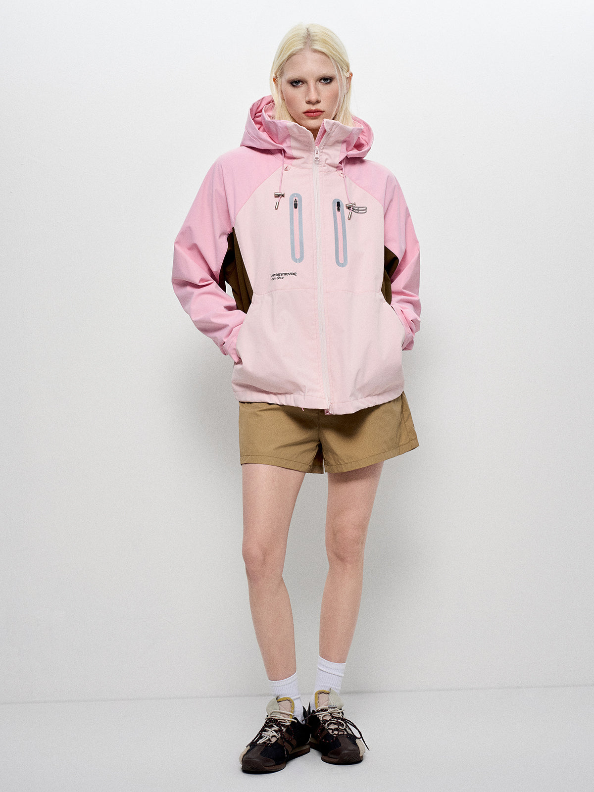 Strawberry Chocolate Zip Jacket - Pink/Brown