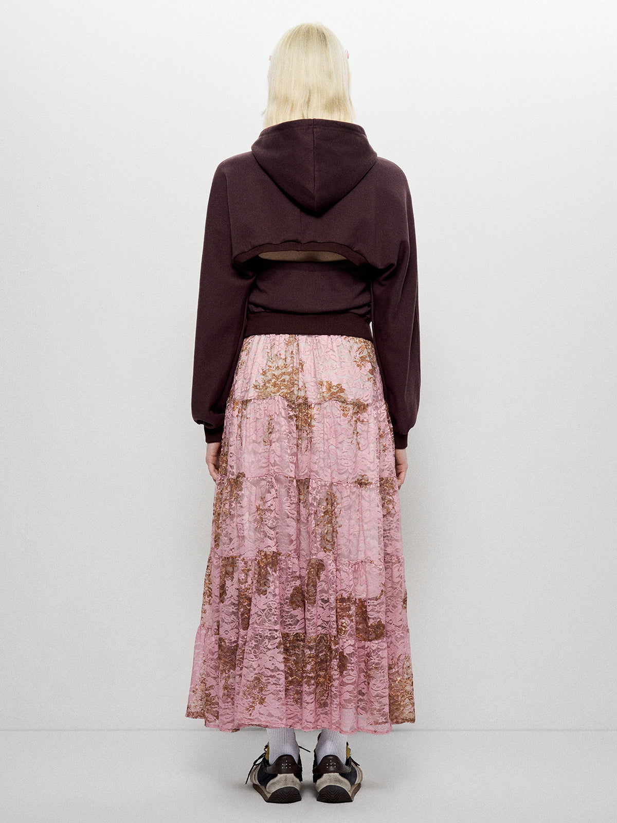 Gypsy Stitch Skirt - Blush Dune