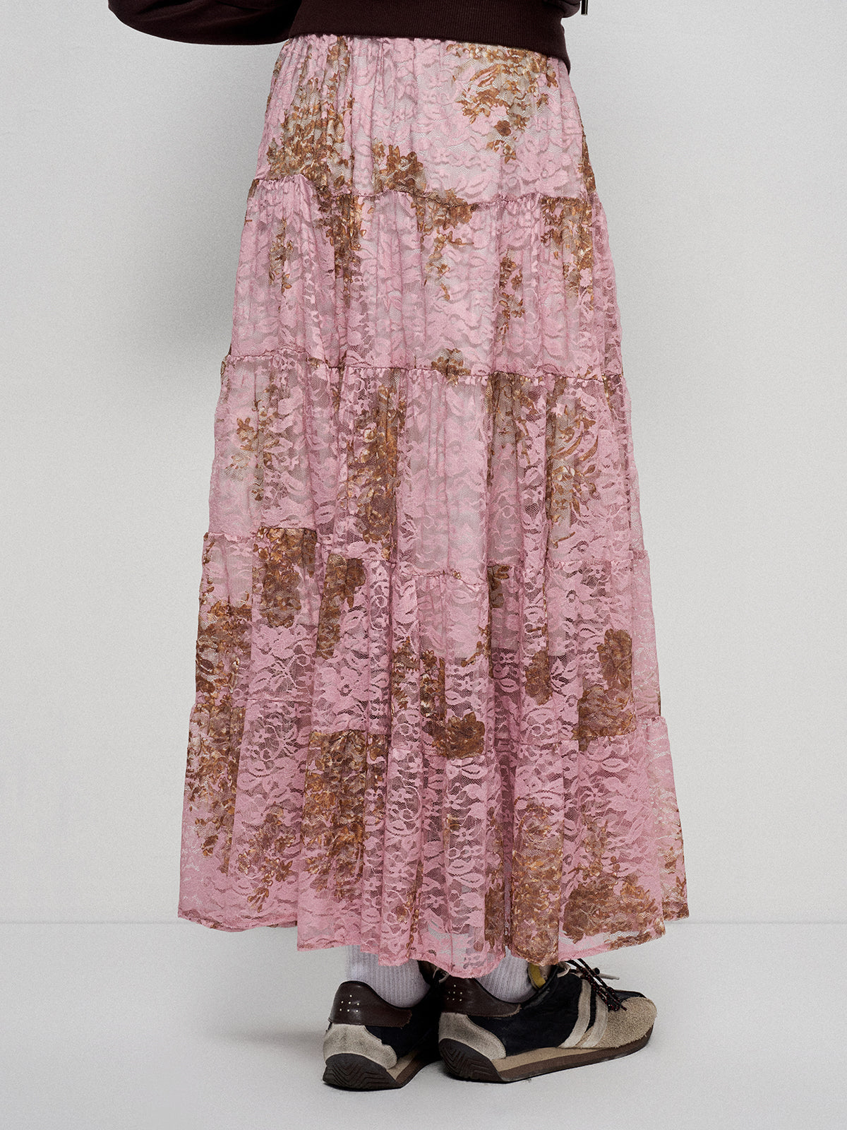 Gypsy Stitch Skirt - Blush Dune
