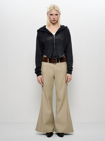 Flared Statement Pants - Desert Whisper