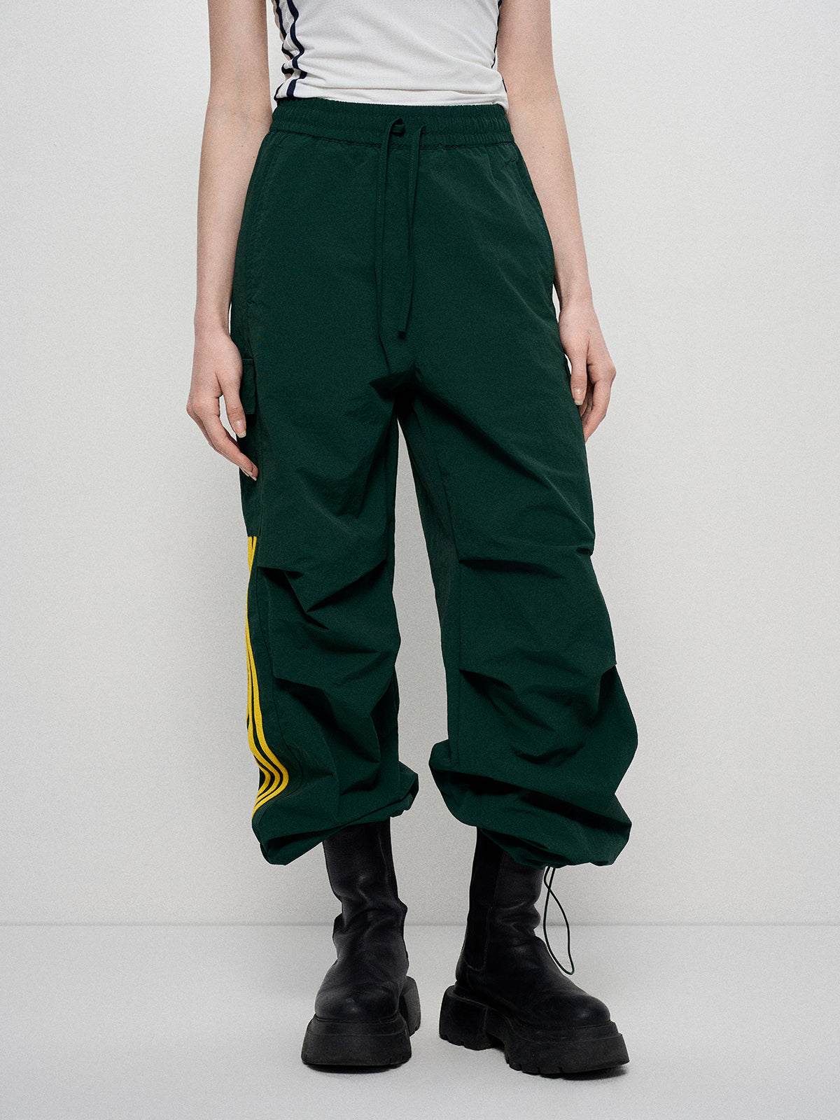 Varsity Cargo Pants - Forest Green