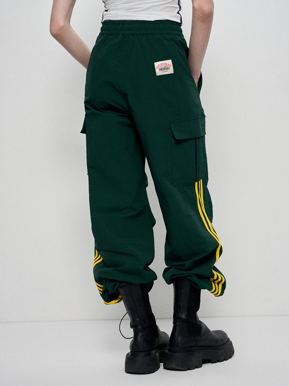 Varsity Cargo Pants - Forest Green