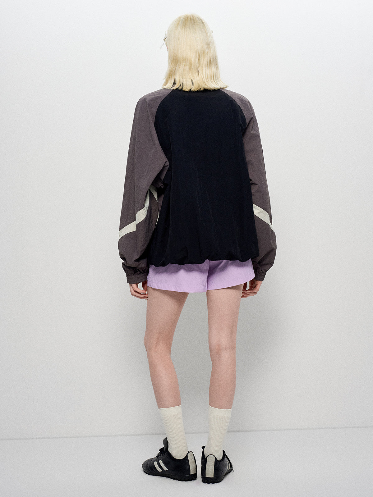 Trainee Gym Zip Jacket - Black & Grey