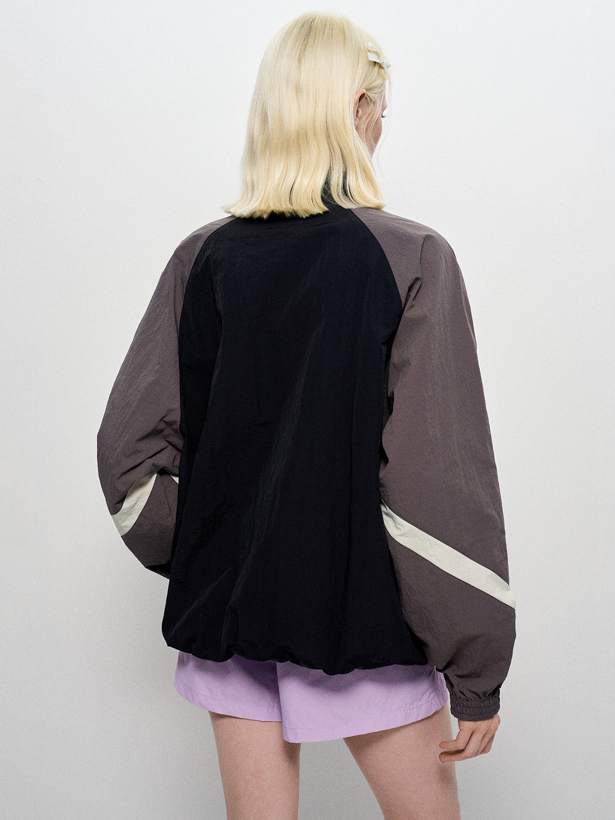 Trainee Gym Zip Jacket - Black & Grey