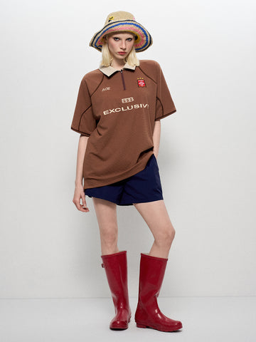 Breathable Speed-Dry Travel Tee - Dusty Brown