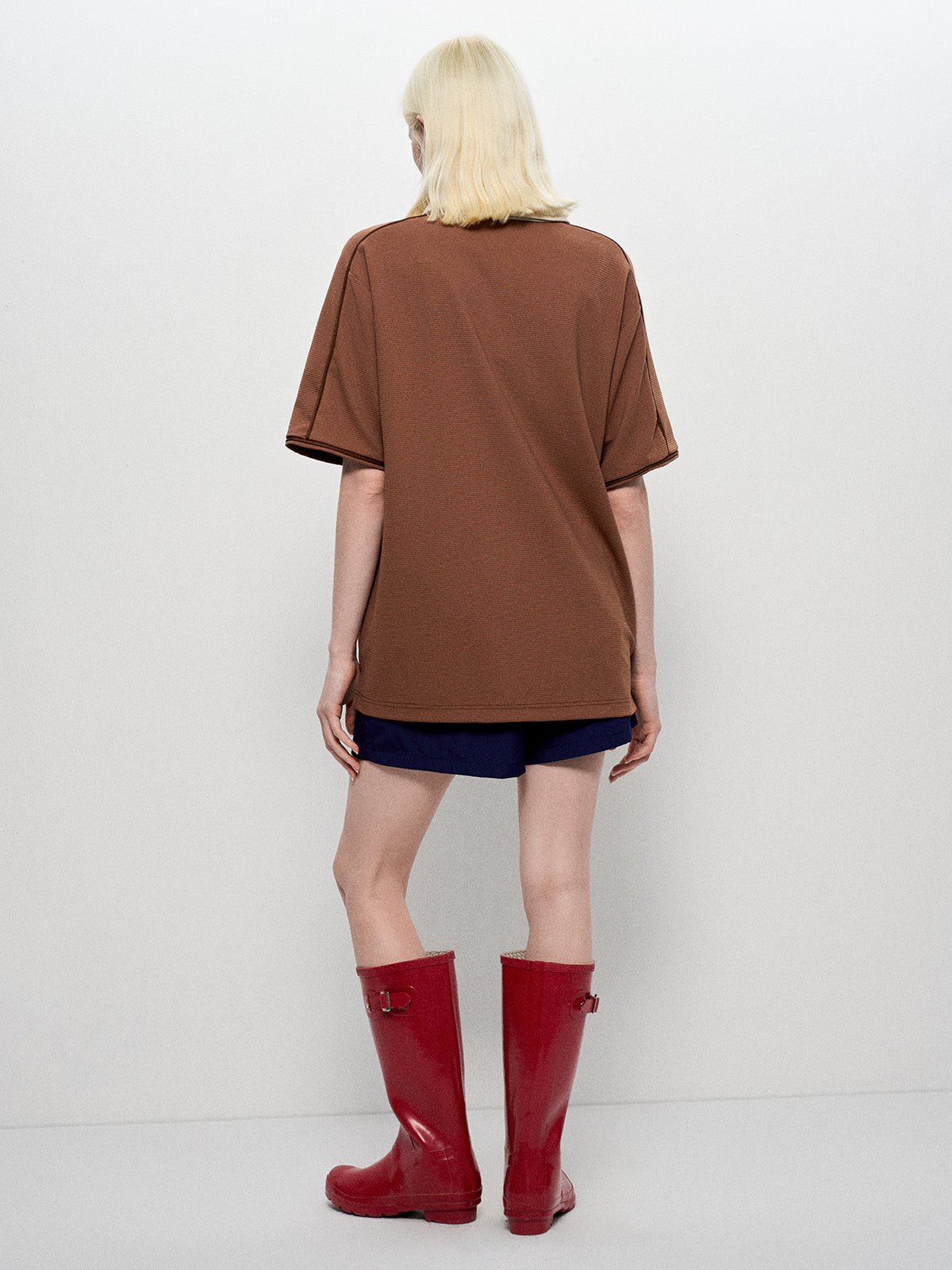Breathable Speed-Dry Travel Tee - Dusty Brown
