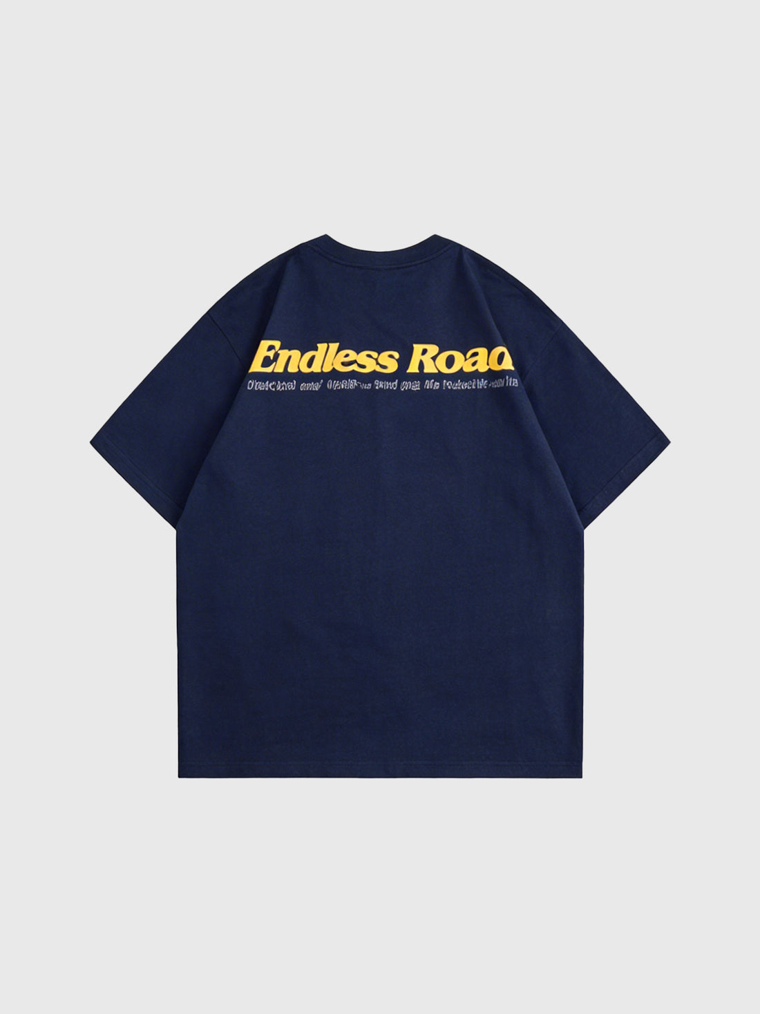 Endless Road Graphic Tee - Navy Blue