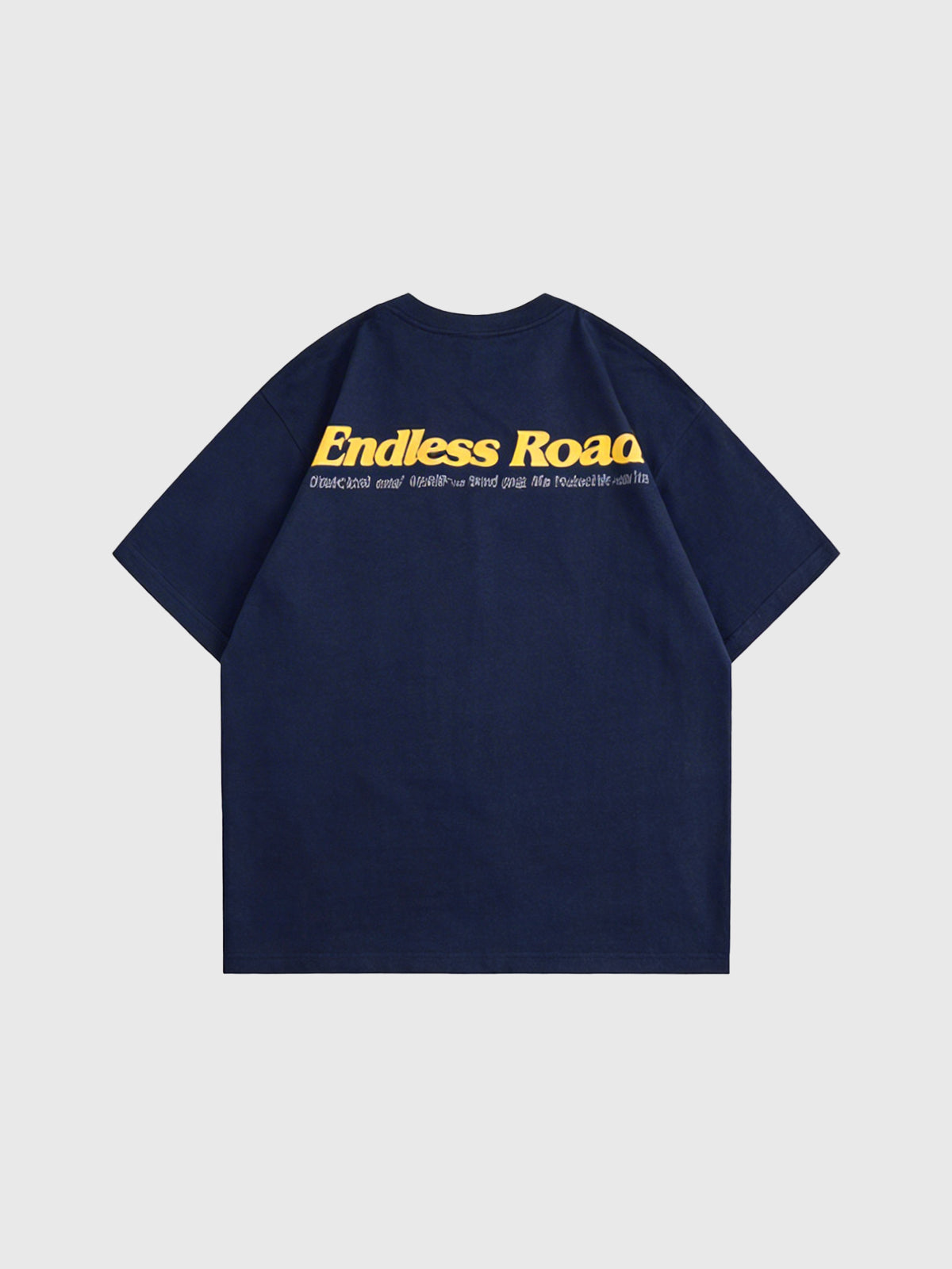 Endless Road Graphic Tee - Navy Blue