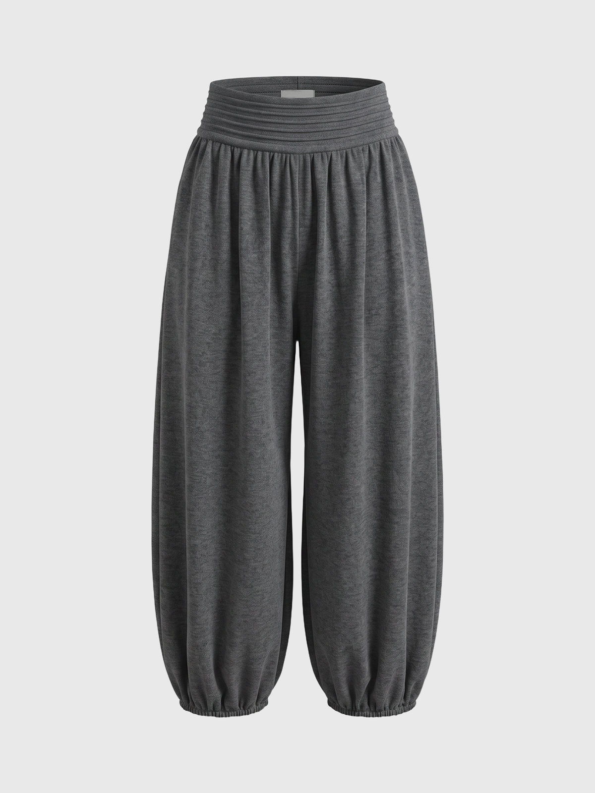 Co-ed Dorm Baggy Gathered Balloon Pants - Grey