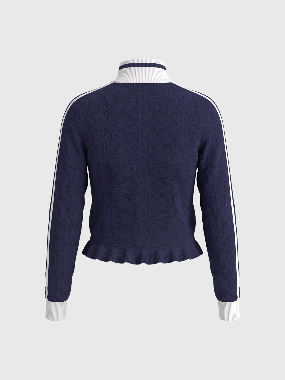 Weekday Outdoor Skimming Striped Track Jacket - Blue
