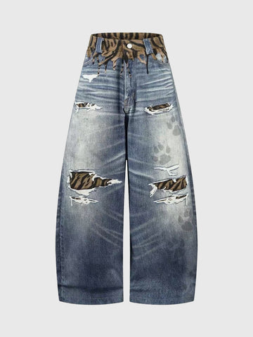 Tiger Hours Barrel Pants – Washed Blue