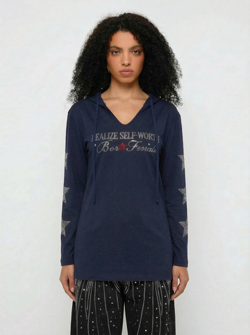 Spark Code Hoodie - Navy Blue