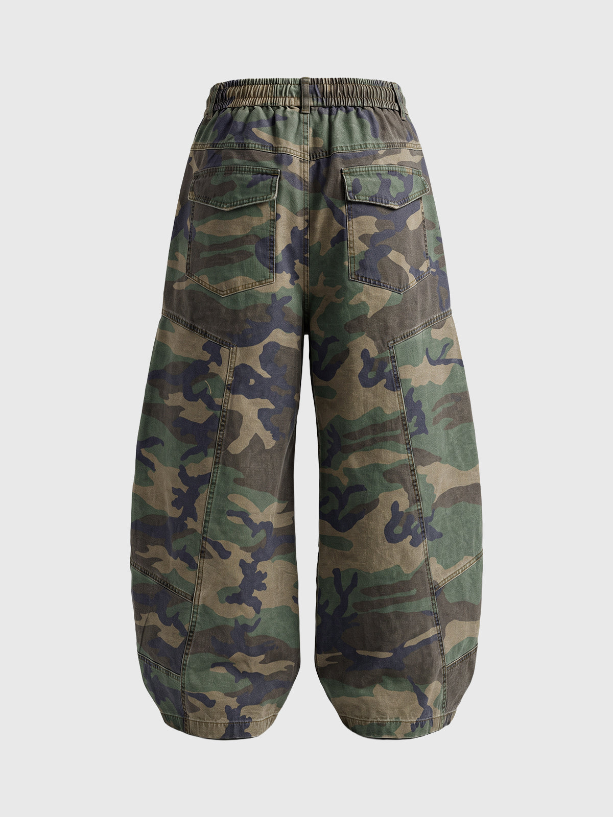 Weekday Outdoor Wide-leg Camouflage Cargo Pants - Green
