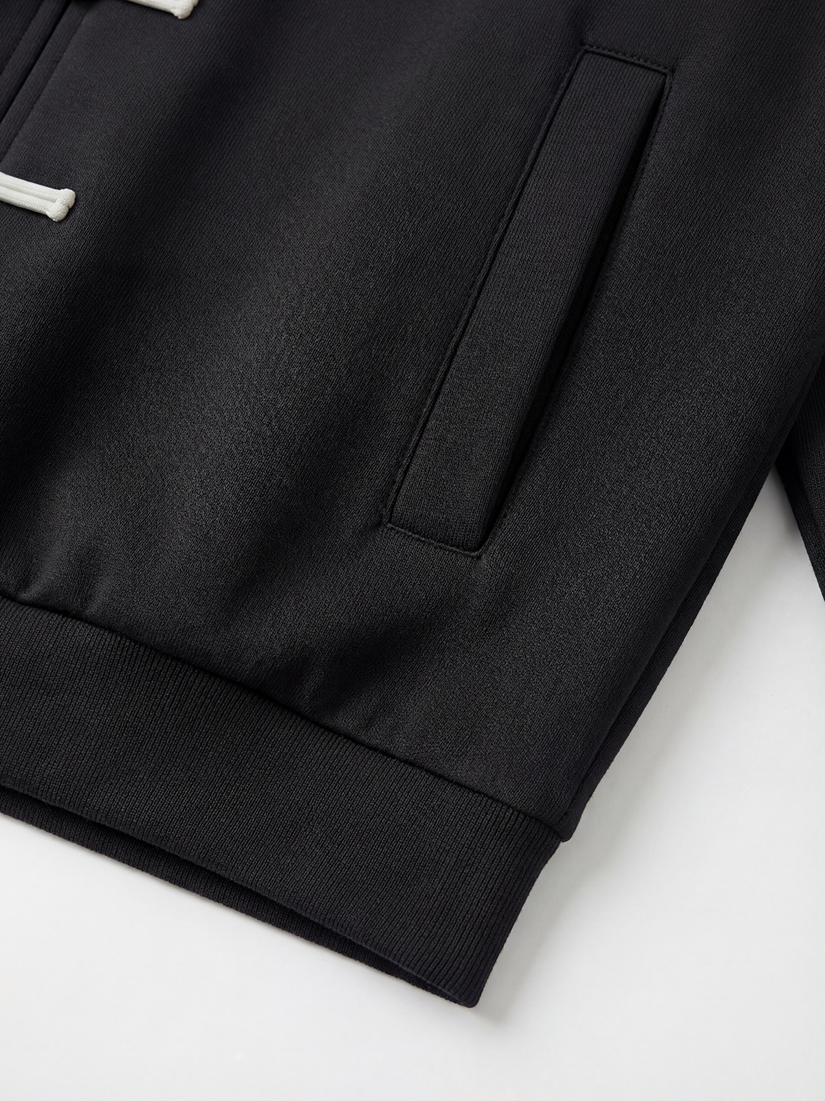 Co-ed Dorm Baggy Frog Button Track Jacket - Black