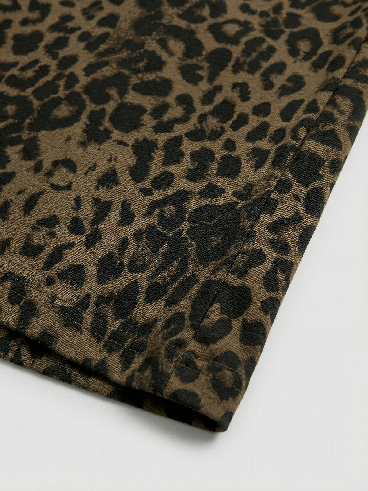 Co-ed Dorm Baggy Leopard Print Tee - Leopard