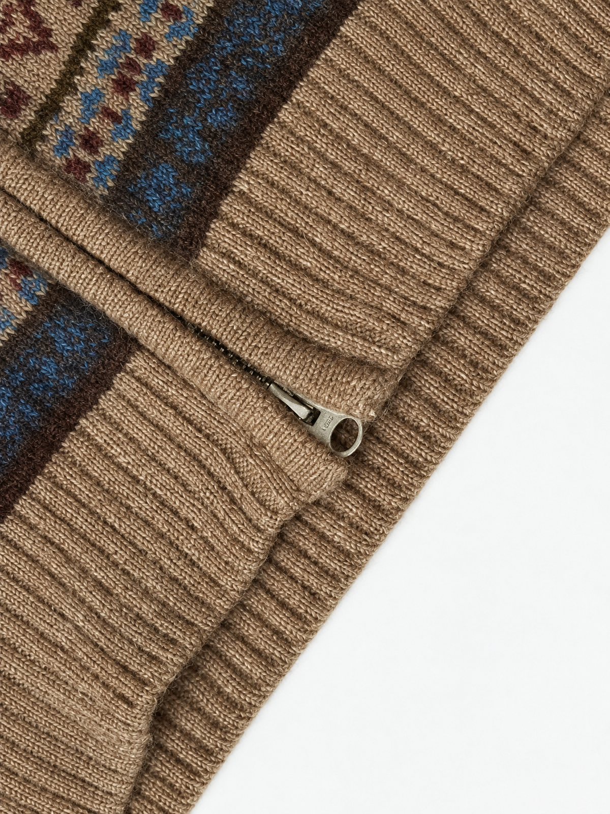 Brick Lane Multi-Pocket Distressed Utility Jacket - Brown