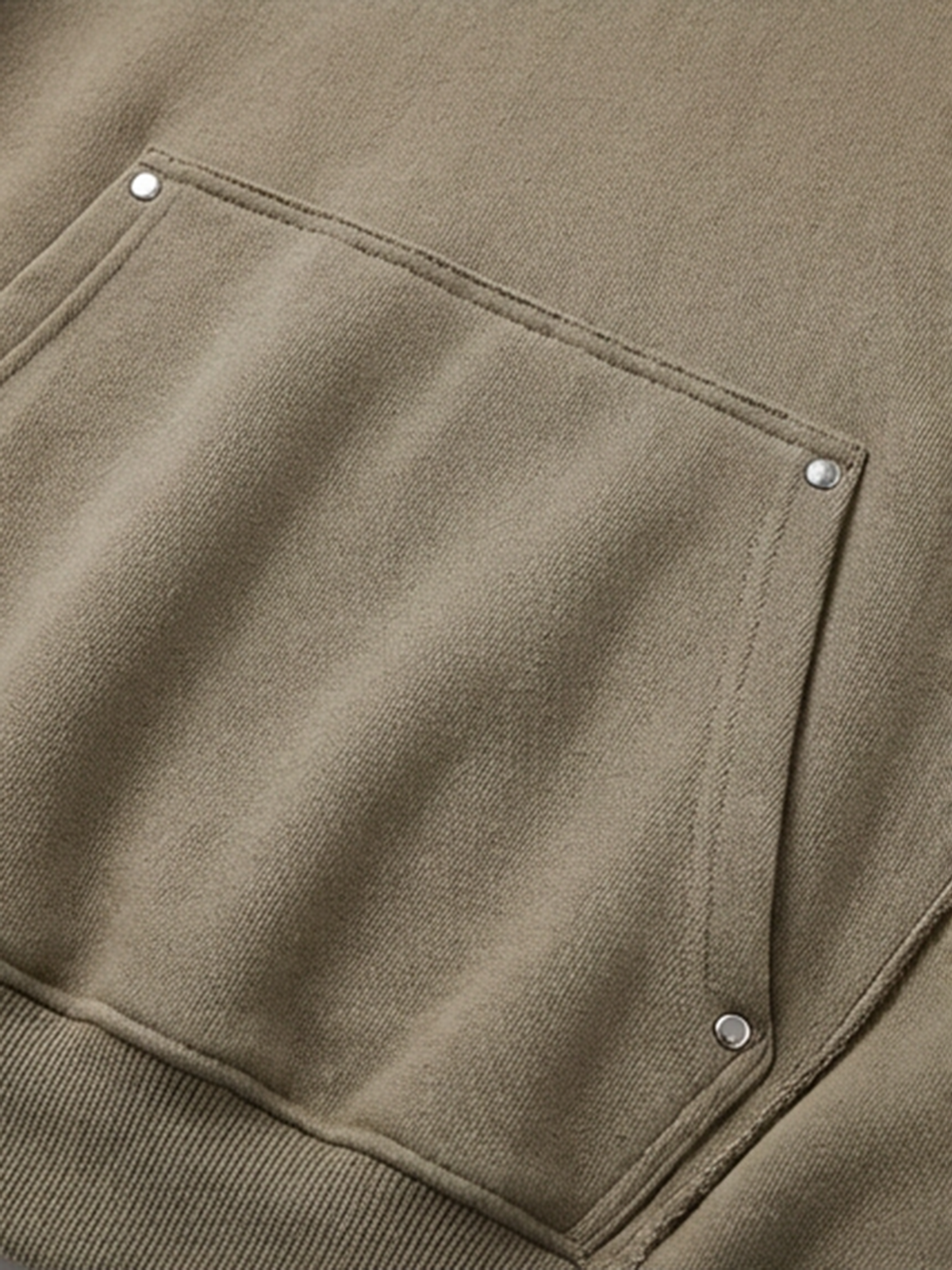 Co-ed Dorm Baggy Quarter Zip Pullover Sweatshirt - Brown