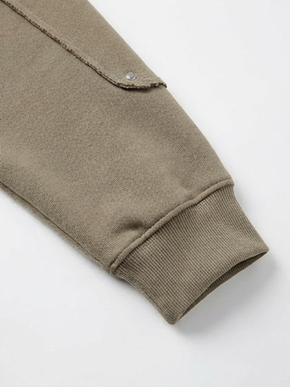 Co-ed Dorm Baggy Quarter Zip Pullover Sweatshirt - Brown