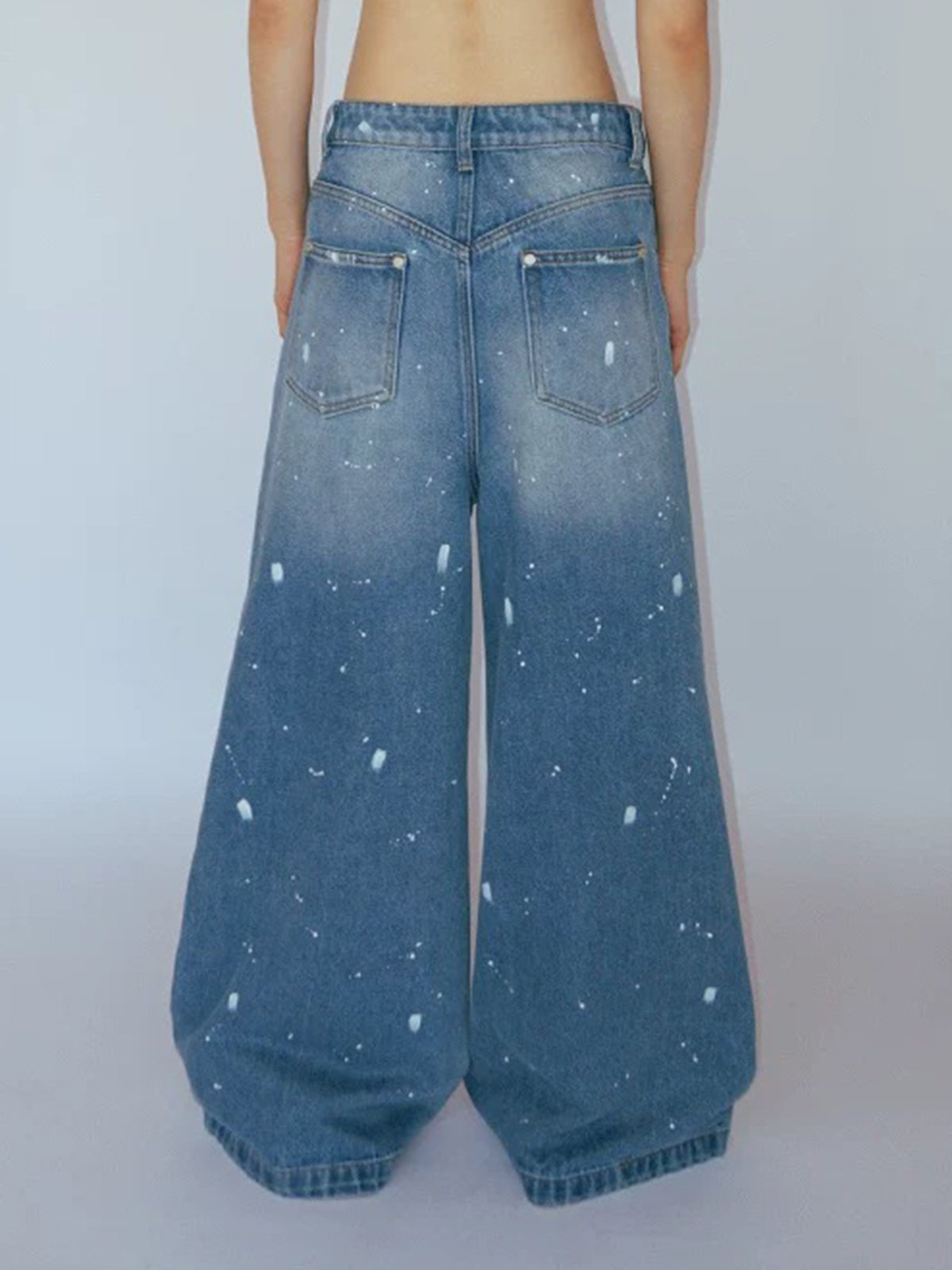 Written In Ink Barrel Pants – Denim Blue