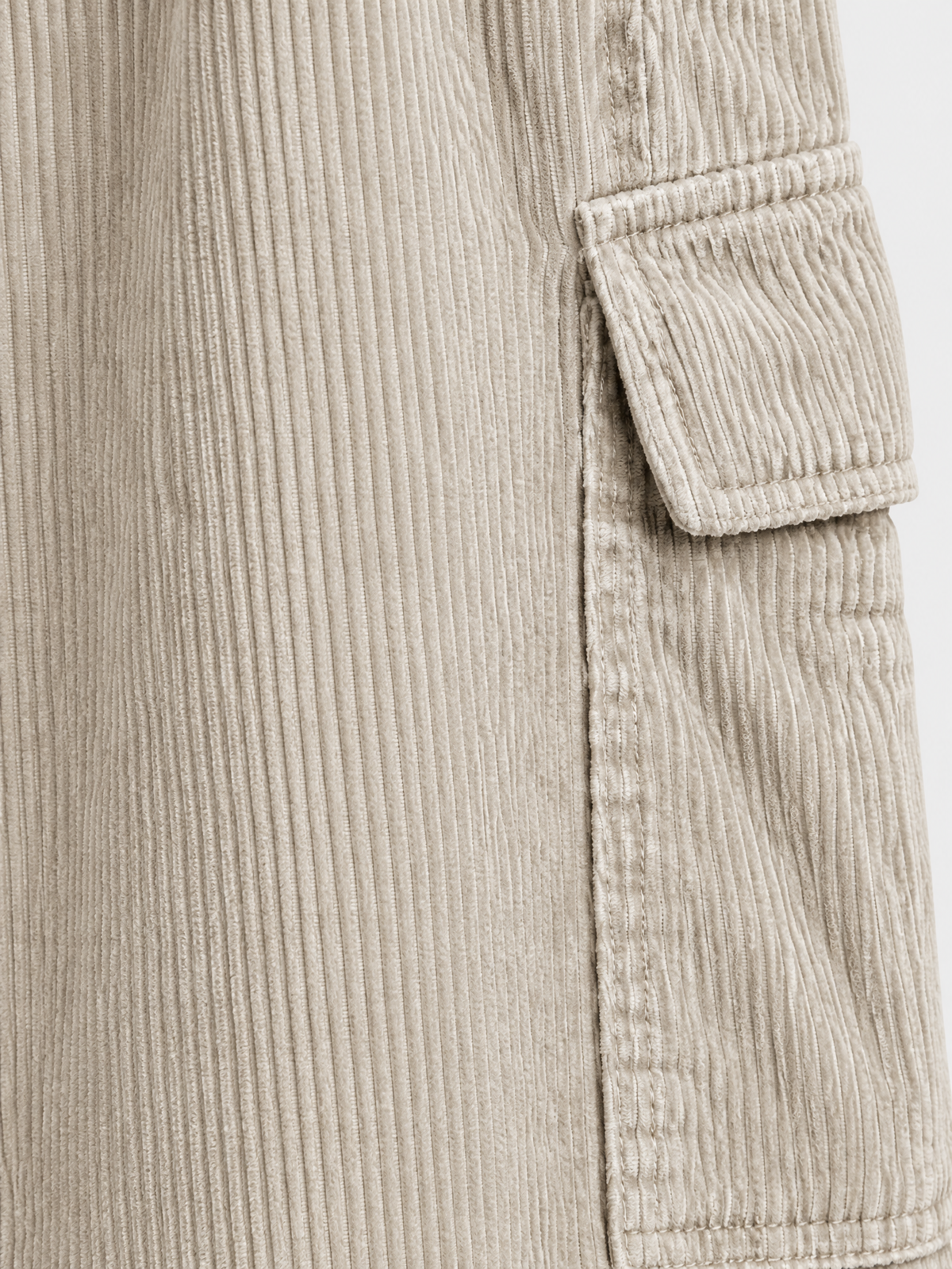 Brick Lane Distressed Wash Wide-Leg Maxi Pants - Light Grey