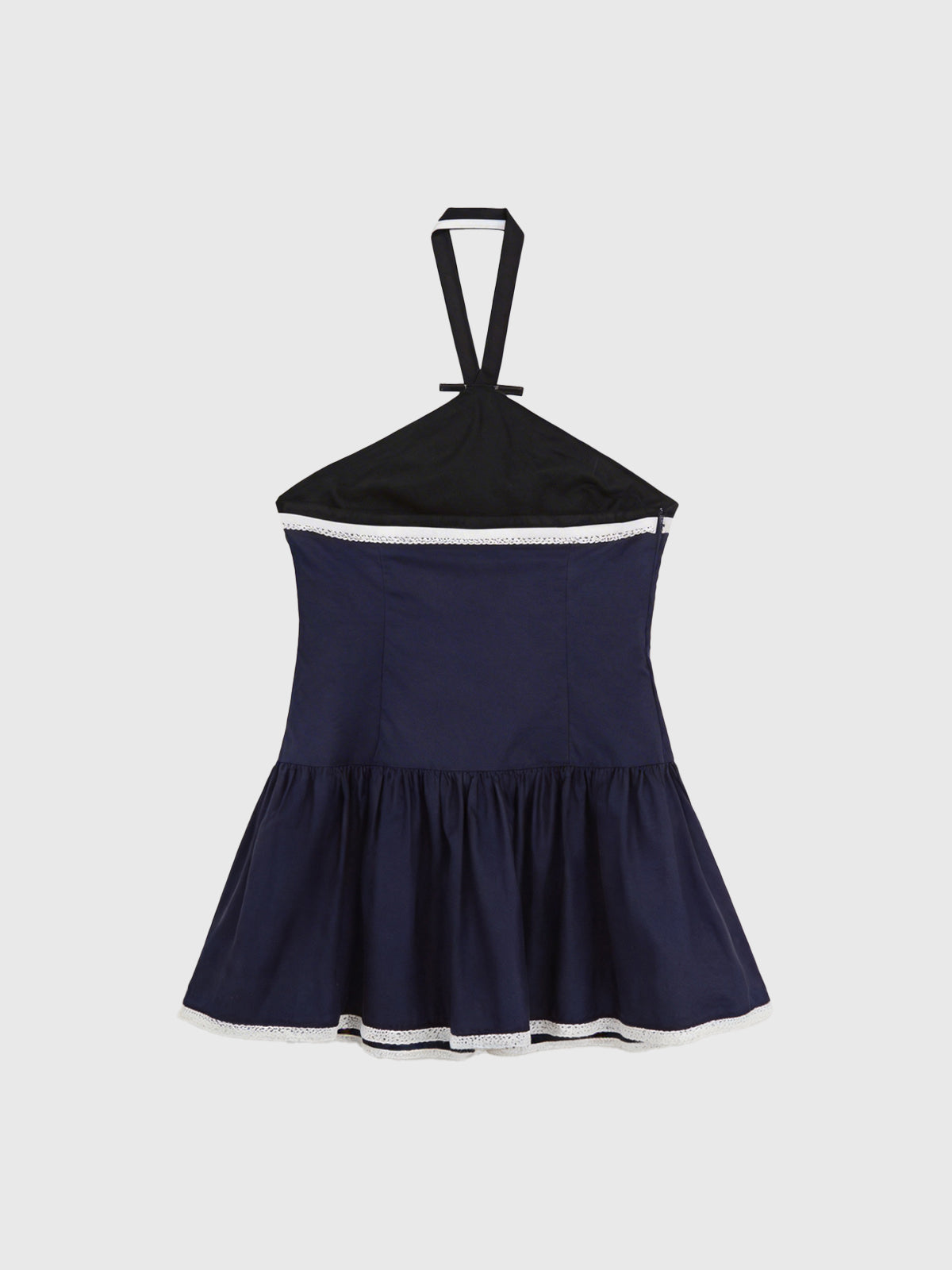 Rally Halter Tank Top - Navy Blue